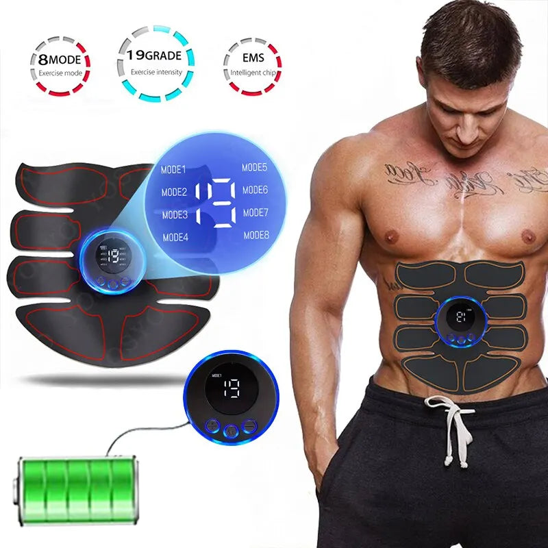 Estimulador muscular abdominal fitness abs patches